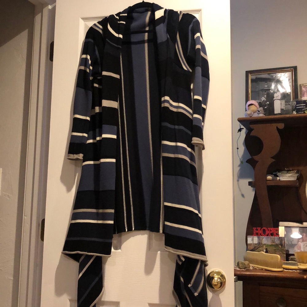 Spanner duster sweater matching slacks size 8